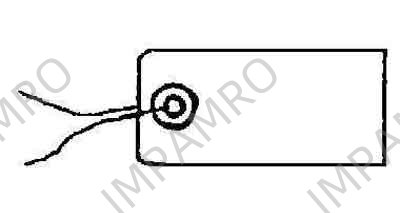 TAG PAPER 120X60MM 50'S