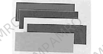 SHEET MAGNET RUBBER, WHITE 100X300MM