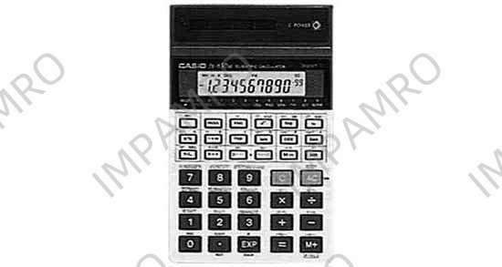 CALCULATOR SCIENTIFIC WITH, FURTHER DETAIL