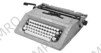 TYPEWRITER PORTABLE MANUAL, 340MM ELITE