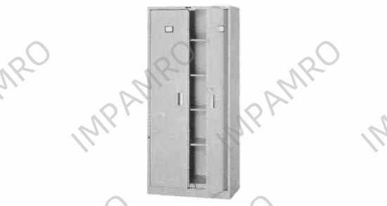 FILING CABINET STEEL FOLDING, DOOR DEEP 880X515X1790MM