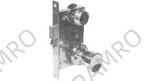 CYLINDER MORTISE LOCK, WITH KNOB OHS#2325