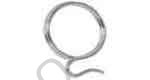 CURTAIN RING STAINLESS STEEL, DIAM 30MM