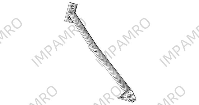 CABINET STAY W/STOP O.L. 265MM, RIGHT SCHWEPPER 4899
