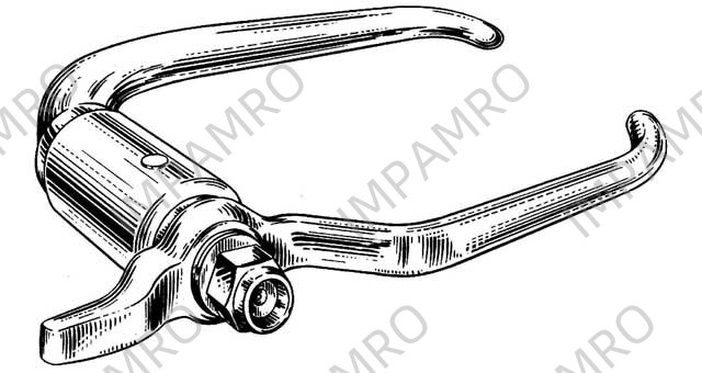 DOG ASSEMBLY W/2 HANDLE, DISTANCE 194 MM SCHWEPPER 104A