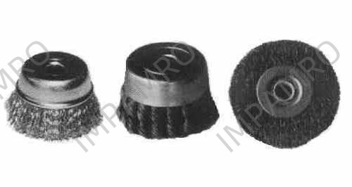 WIRE CUP BRUSH STANDARD, 100MMX5/8"