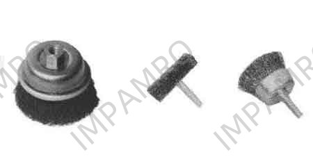 BRUSH WIRE WHEEL THREADED NUT, TYPE 75MMXM10THREAD