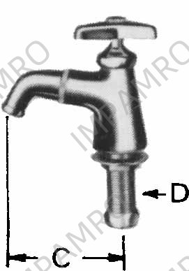 FAUCET LAVATORY 13(1/2), WITH ROTARY SPOUT