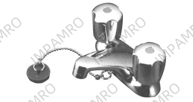 FAUCET MIXING LAVATORY TOTO, TL306R4GUR DOUBLE HANDLE 1/2"
