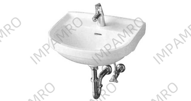 HAND BASIN WALL HUNG (L210C), SMALL SIZE 500X400MM 4.0LTR
