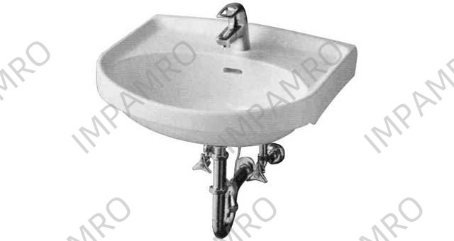 HAND BASIN WALL HUNG (L250C), LARGE SIZE 560X460MM 6.5LTR