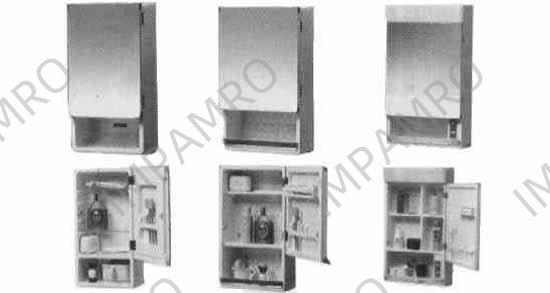 MEDICINE CABINET, SIZE W305XH510XD145MM