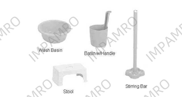 WASH BASIN PLASTIC 270MM DIAM, 3.0 LTR