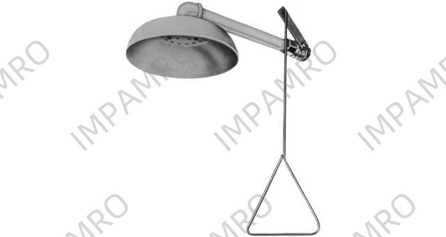 DRENCH SHOWER HORIZONTAL SUPPL, PASTIC SHOWER HEAD