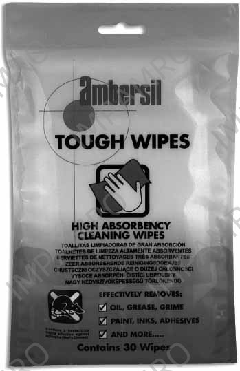 WIPE HAND CLEANING TOUGH WIPES, 100 100'S/PKT
