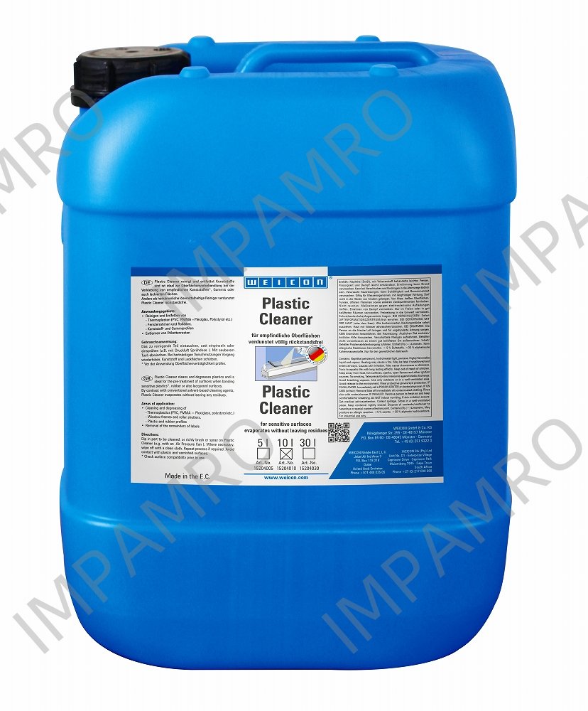 CLEANER PLASTIC CLEAN&DEGREASE, WEICON PLASTIC CLEANER 10L