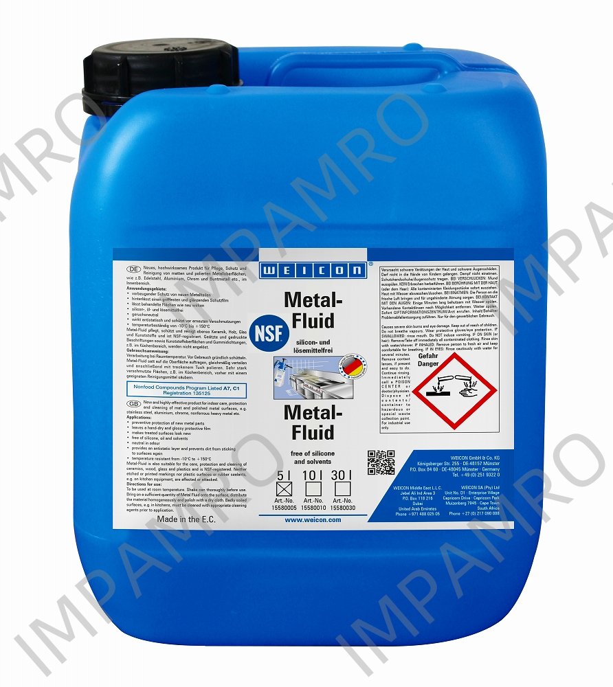 CLEANER METAL-FLUID CLEANING, & PROTECTION WEICON 5LTR