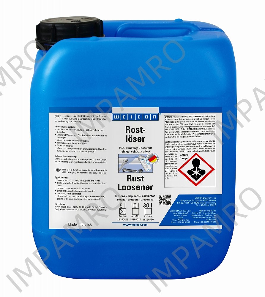 LOOSENER RUST 6 FOLD FUNCTION, WEICON 5LTR