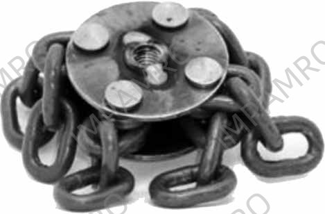 CHAIN DRUM DISPOSABLE 032-2156, FOR RUSTIBUS ANGLE DE-SCALER