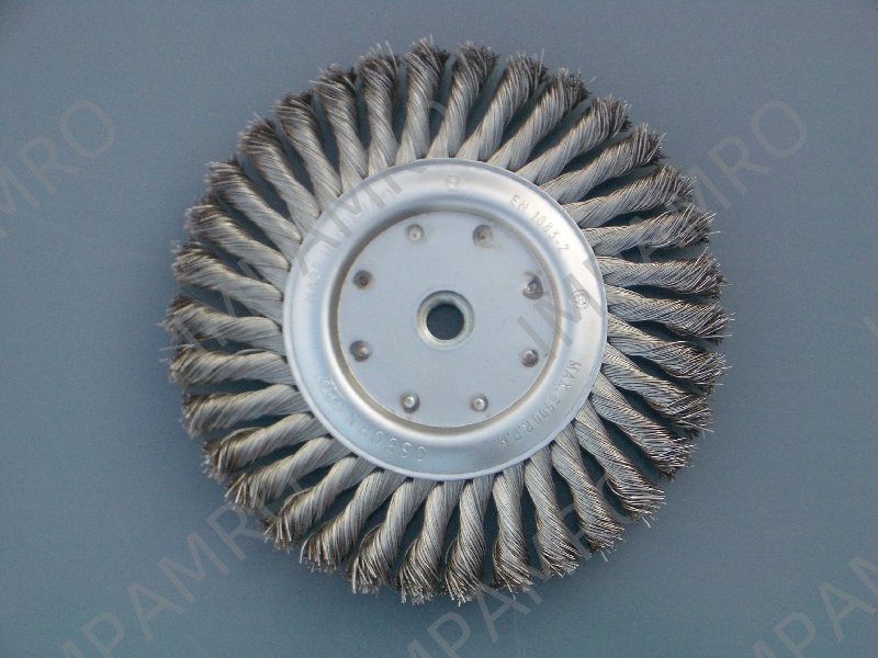 WIRE BRUSH TWISTED KNOT, 032-2202 F/RUSTIBUS DE-SCALER