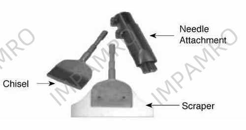 CHISEL FOR LONG REACH SCALER, BLADE WIDTH 50MM #705.1106
