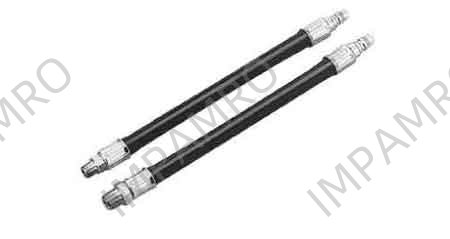 HOSE RUBBER ANTI-VIBRATION, PT3/8" MALE X 310MM LENGTH