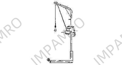 WINCH PNEUMATIC DRIVEN, CAPACITY 250KGS