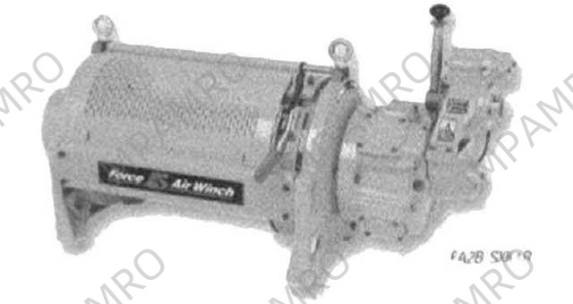WINCH AIR LIFT 5,000 LBS 25HP, DRUM L20" INGERSOLLRAND FA2.5A
