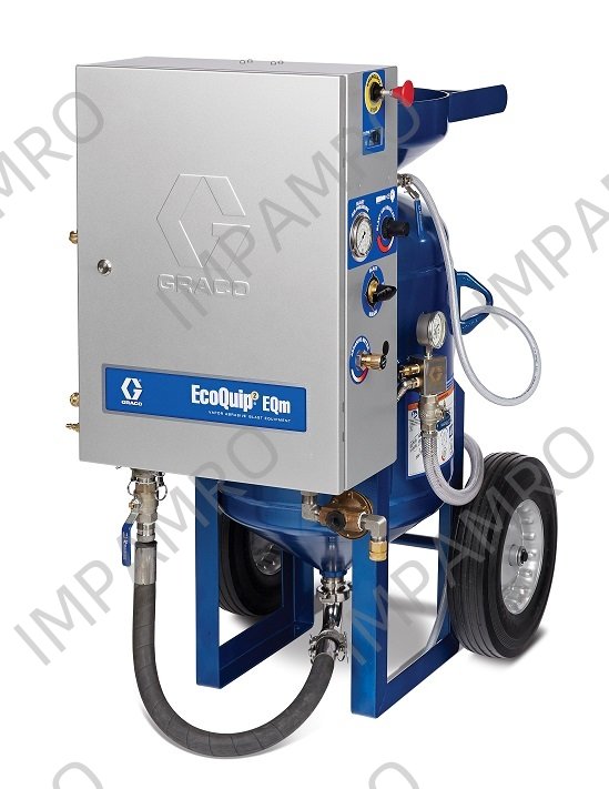 BLAST MACHINE GRACO ECOQUIP 2, EQM PNEUMATIC ATEX #262954