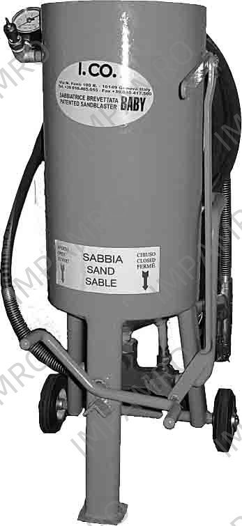SANDBLASTER PNEUMATIC ICO, CAPACITY 25LTR #300-00