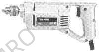 DRILL ELECTRIC PORTABLE 10MM, AC220V 1-PHASE