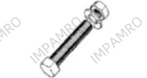 BOLT CENTER FOR CRIMPED OR, TWIST CUP BRUSH PT/NO.340.557