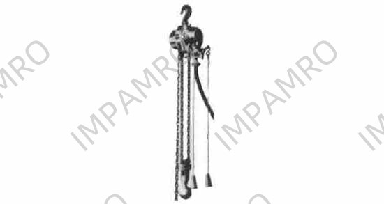HOIST CHAIN PNEUMATIC 10TON, 3MTR 1.6MTR/MIN