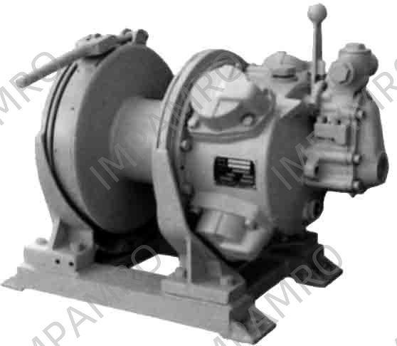 WINCH AIR AUTO BRAKE 12KW, ROPE PULL 3TON MODEL:W-30