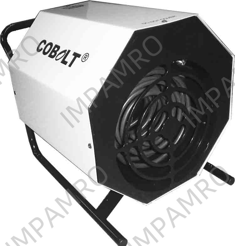 HEATER FAN INDUSTRIAL PORTABLE, CHF-30 AC230V/SINGLE 3000WATT