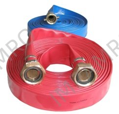 HOSE LAYFLAT BLUE EXHAUST HOSE, 50MMX15MTR FOR GAS FREEING FAN