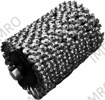 BRUSH STEEL WIRE TWISTED W300MM, 11758-2-300 FOR RUST REMIVAL