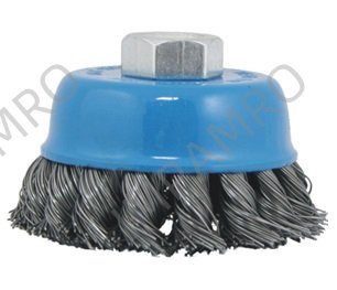 BRUSH WIRE CUP PLAITED 60MMDIA, FOR DERUSTING BRUSH MAG9000