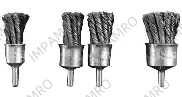 BRUSH WIRE 6MM SHANK 29X0.15MM, F/DERUSTING BRUSH #BP-30314