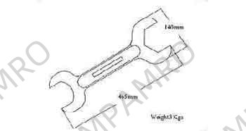SPANNER HOSE FOR, J.J.TANK CLEANING MACHINE
