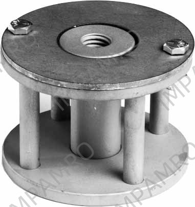 HUB W/PIN F/TRELAWNY HAND-HELD, DECK SCALER 2" CUTTER 438.0209