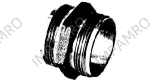 COUPLING DOUBLE MALE 2-1/2"FOR, BUTTERWORTH TANK CLEAN MACHINE