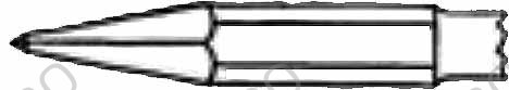 MASON'S POINT ICO #850-27C, FOR PNEUMATIC CHISEL & CHIPPER
