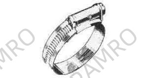 HOSE BAND STAINLESS STEEL, 58-75MM