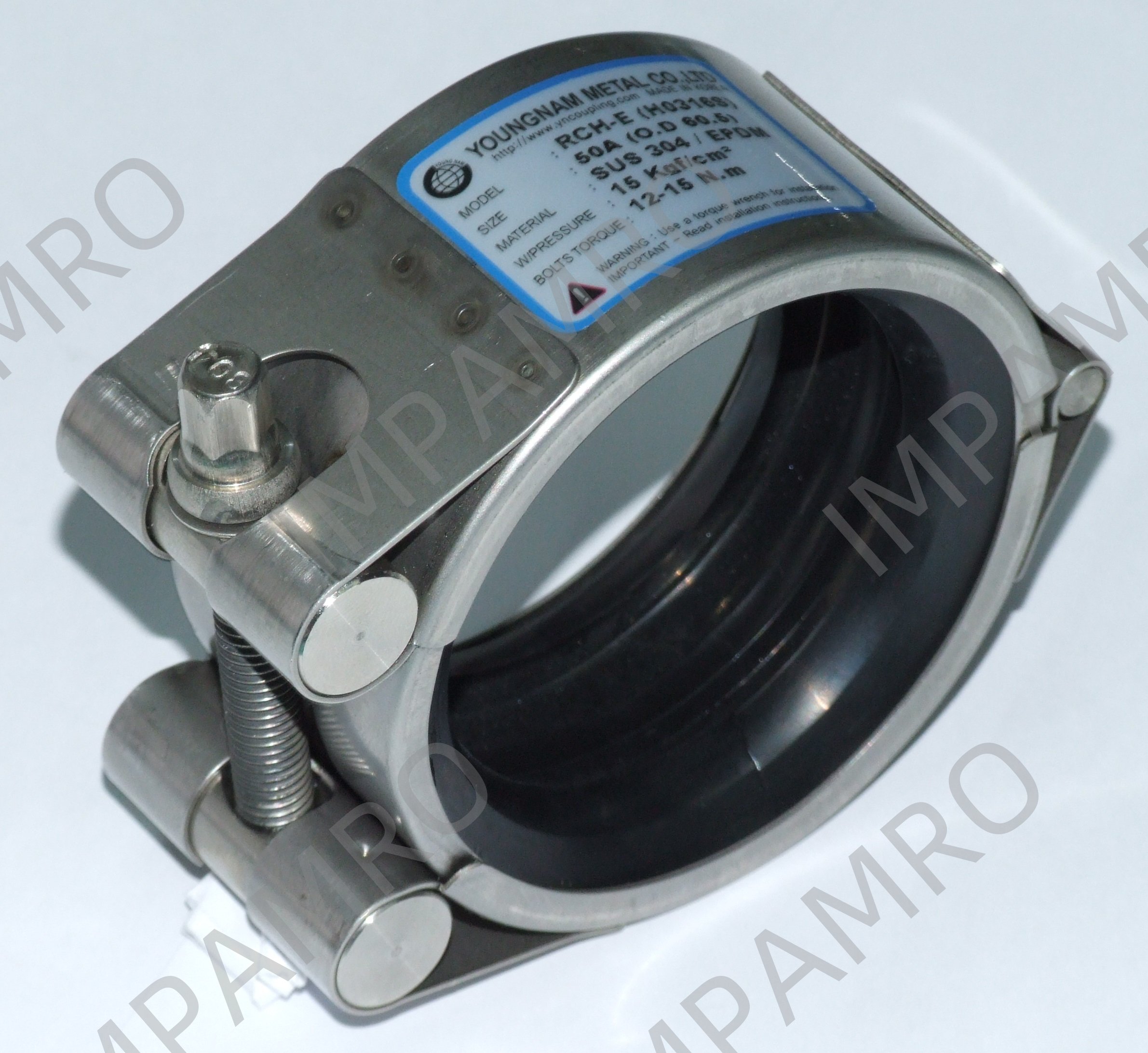 CLAMP REPAIR FOR ELBOW PIPE, 450A NBR W/P:7KGF/CM2
