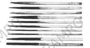 FILE NEEDLE SET 215MM 5'S, SMOOTH