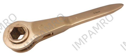 WRENCH RATCHET NON-SPARK, SPECIAL ALUMINIUM BRONZE 35MM