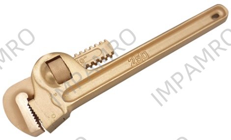 WRENCH PIPE STRAIGHT NON-SPARK, SPECIAL ALUMINIUM BRONZE 200MM