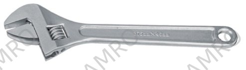 WRENCH ADJUSTABLE STAINLESS, STEEL 450MM