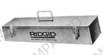 CARRYING CASE METAL RIDGID, FOR DROP HEAD THREADER #12-R